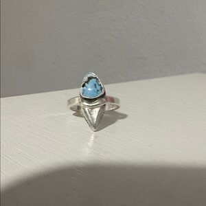 Golden Hills Sterling Silver Ring with shark tooth